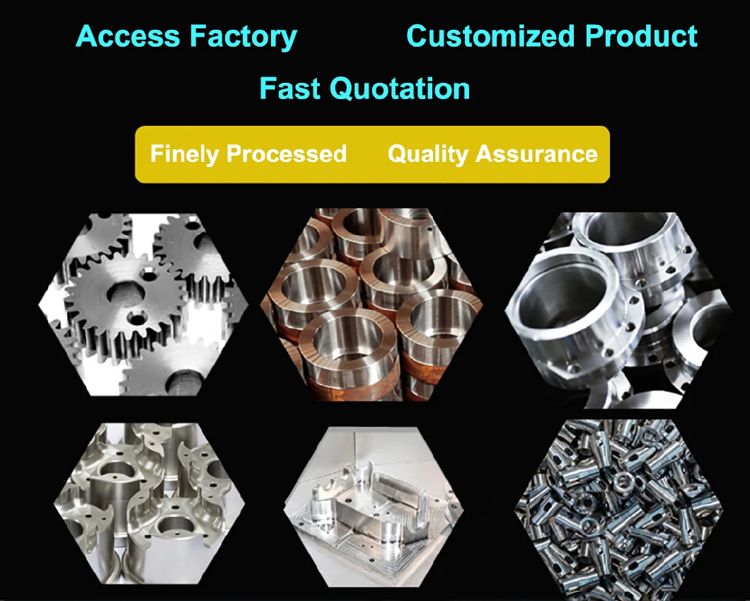 Customized High Precision Aluminum CNC Machinery Parts for Aerospace Customized Service for Machinery