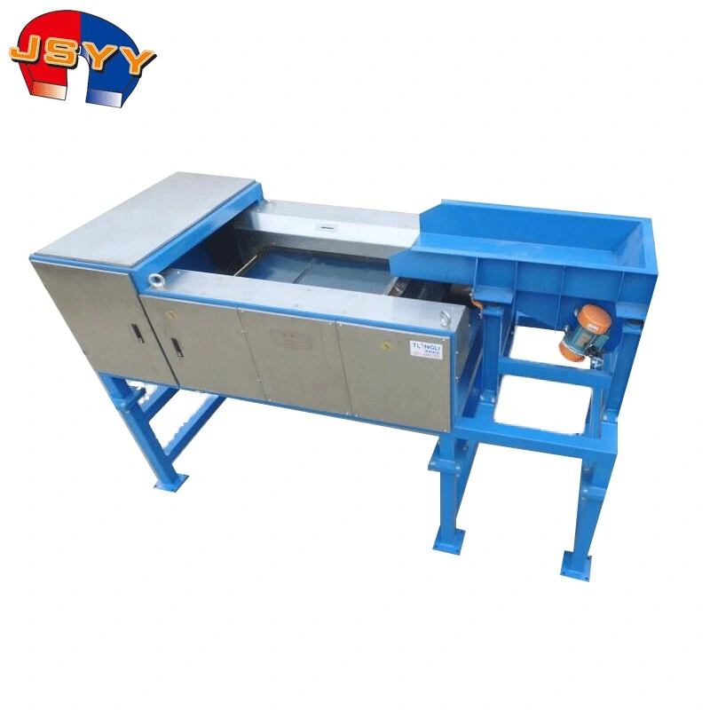 Eddy Current Separator with Vibrating Recycling Shredded UPVC Window Aluminum Copper Components Plastic