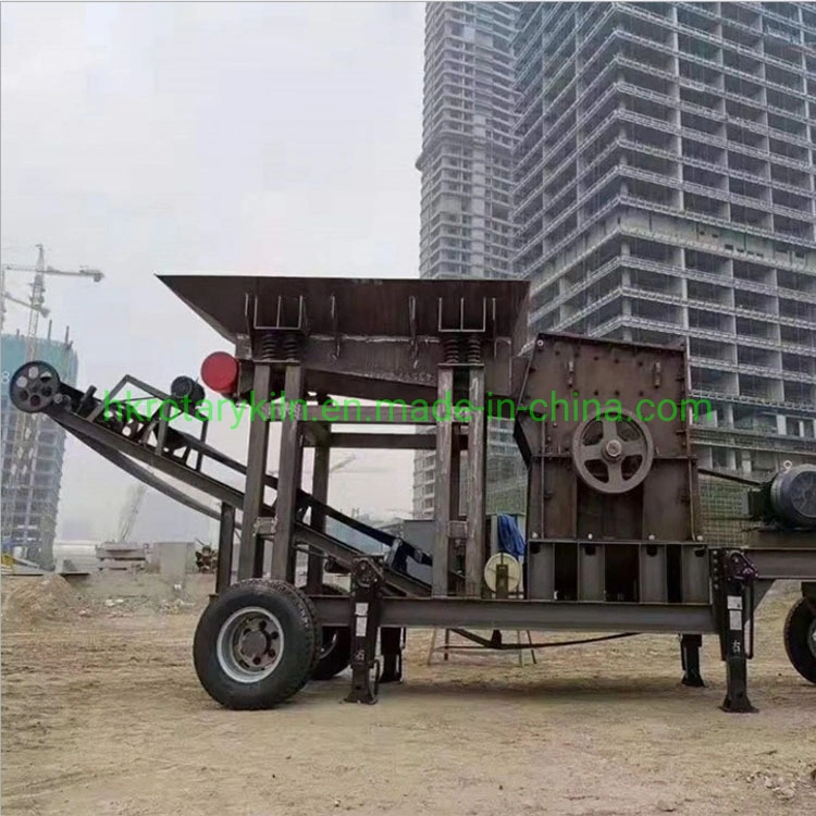 High Efficiency Fine Mobile Crusher Stone Machine/Plant Prices Mobile Crusher for Sale