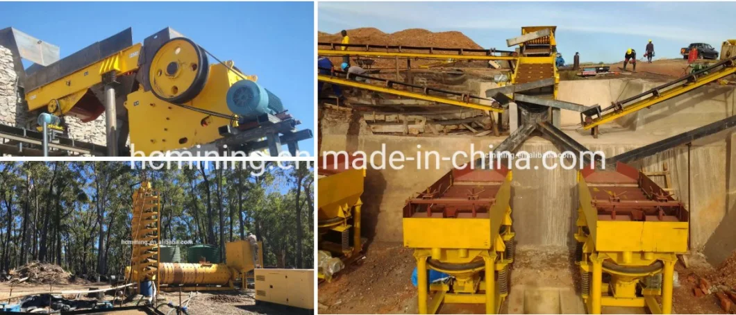 Underground Copper Zinc Iron Gold Gemstone Mining Equipment for Jig Separator Spiral Chute