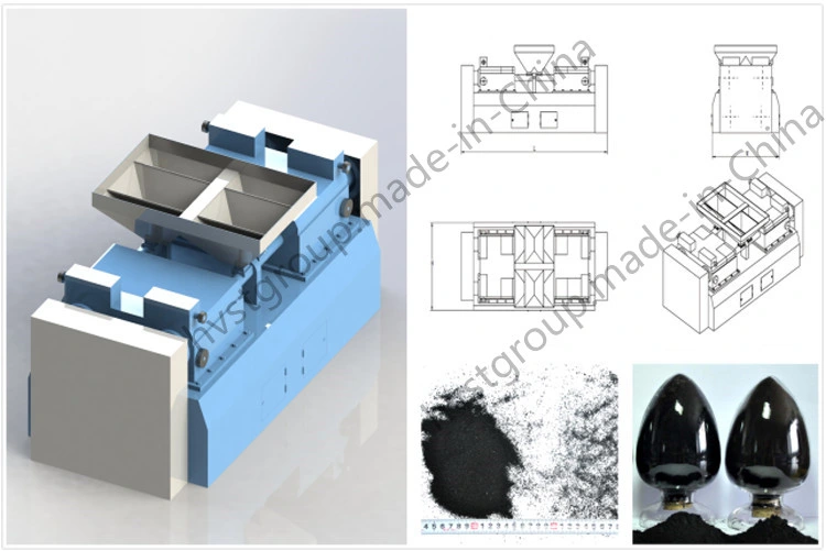 Waste Tire Crusher Recycling Machine Used Rubber Granulators Tyre Wire Remover Machine