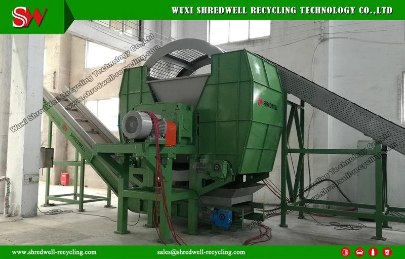 Double Shaft Shredder for Recycling Scrap/Waste Car Tire
