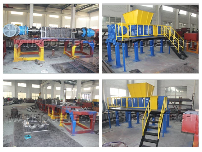 Waste Wood and Paper Used Plastic Recycling Shredder Machine