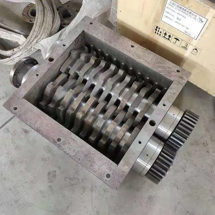 Industrial Double Shaft Timber Wood Pallet Shredder for Sale