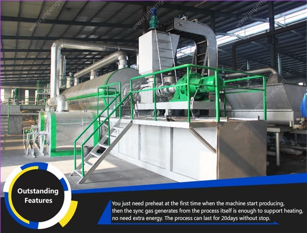 Leading Technology New Design Continuous Waste Recycling Plant with Ce ISO