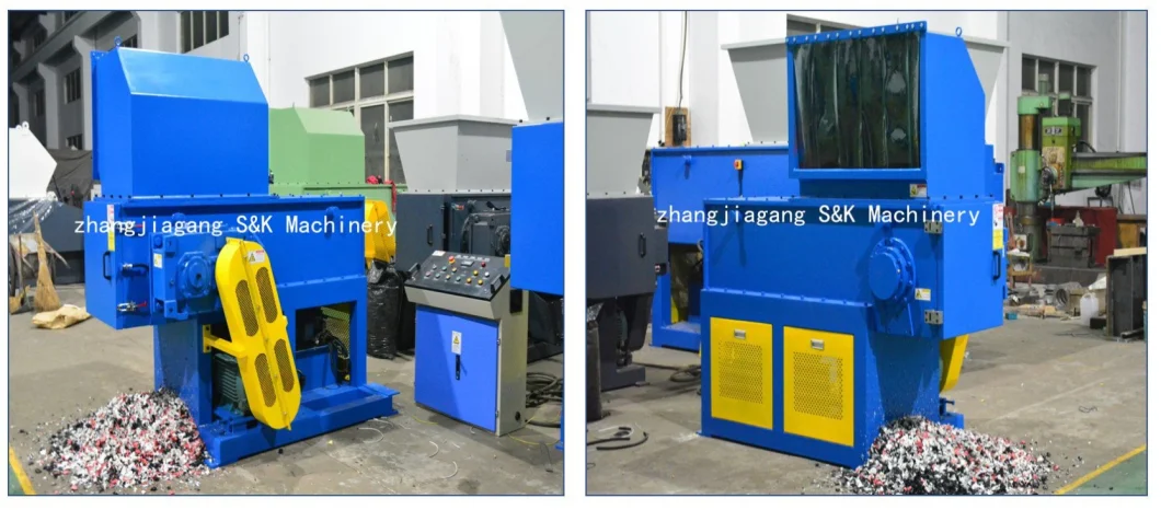 Industrial Waste Material Recycling Machine Single Double Shredder Crusher Machine