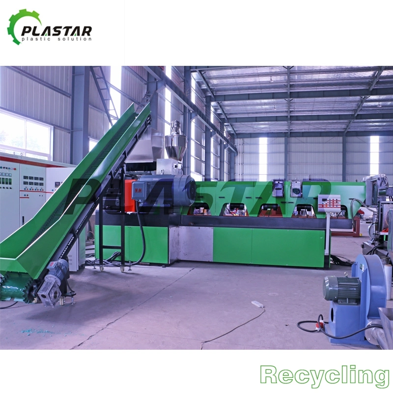 Small Capacity Waste PE Plastic Agriculture Film Recycling Line Machine