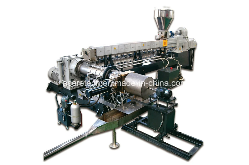 Two Stage Compounding Granulating Plastic Extruder for Silane Cross Linking Cable