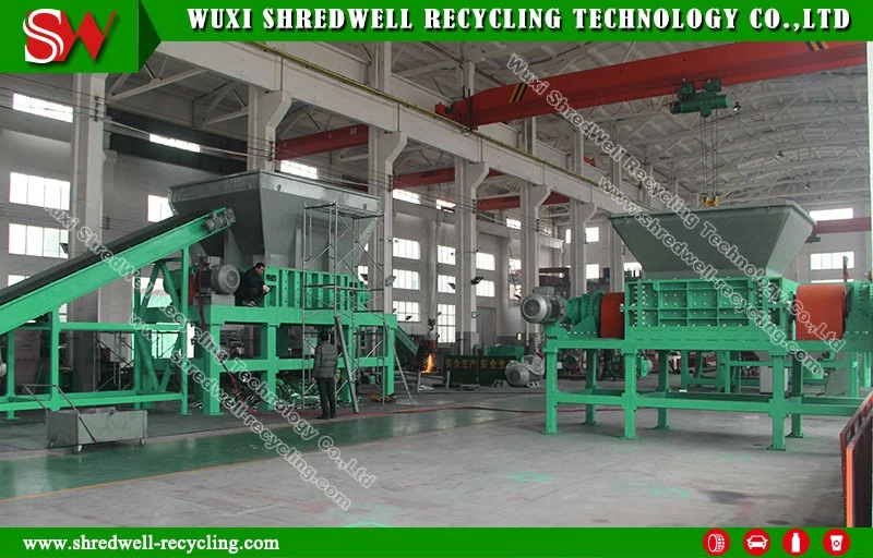 Discard Aluminum Can/Car Body/Steel Shredding Machine to Recycle Waste Metal