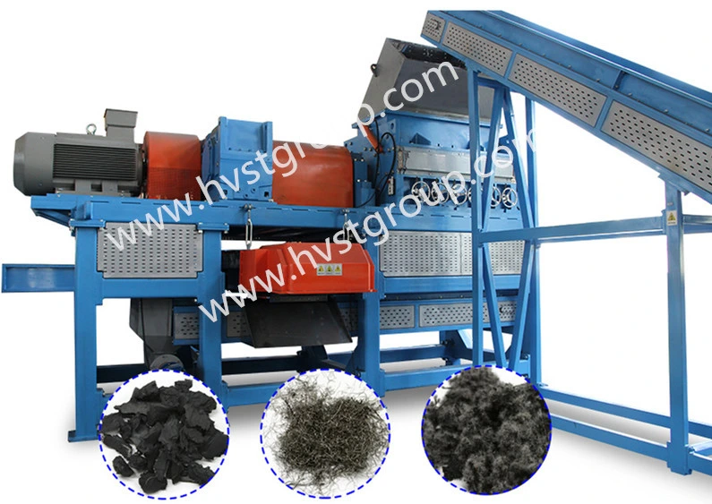 Portable Tire Shredder Tire Cracker Miller Waste Tire Recycling Production Line Machine