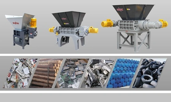 China Factory Industrial Scrap Metal Shredder Machine Aluminum Plastics Wood Shredder