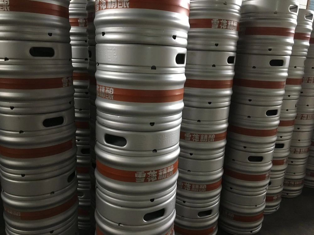 Beer Barrel 30L Customized Open 200 Liter Stainless Steel Metal Beer Barrel Drum with Lock Collar