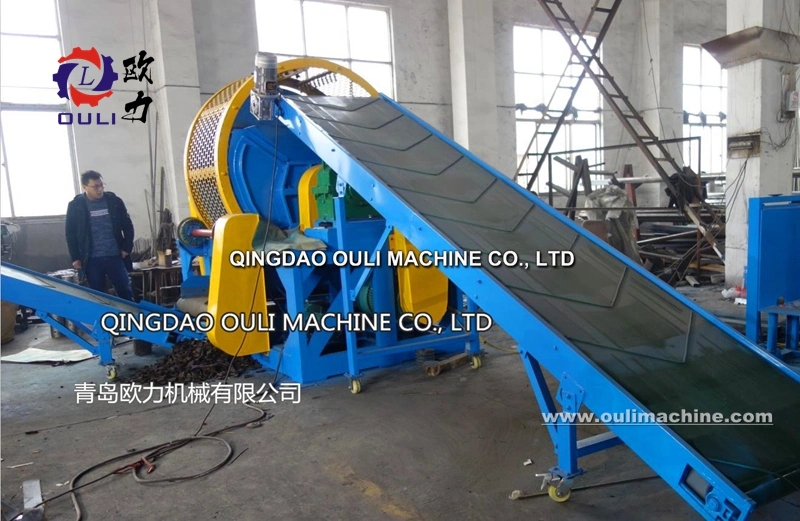 Old Used Tyre Recycling Waste Scrap Rubber Tires Recycle Machine