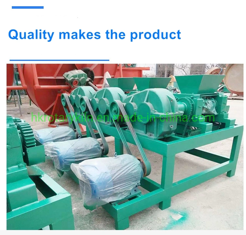 Coal/Clay/Fertilizer Granulator Ball Granulator Double Roller Press Granulator Without Drying