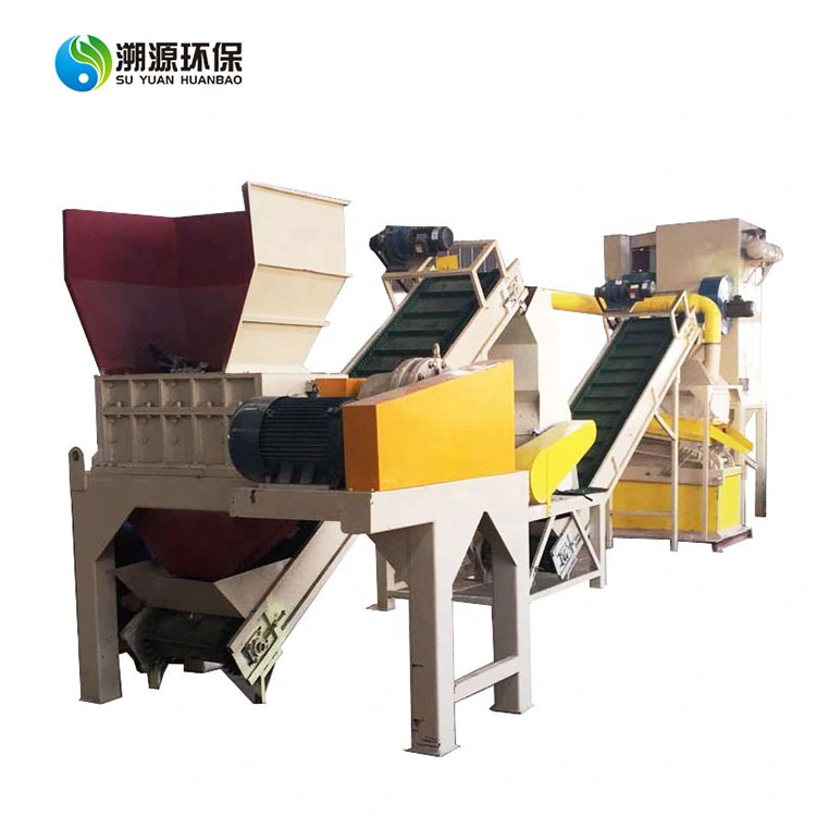 Automatic AC Air Conditioner Radiator Aluminum Copper Separator Shredder Recycling Machine