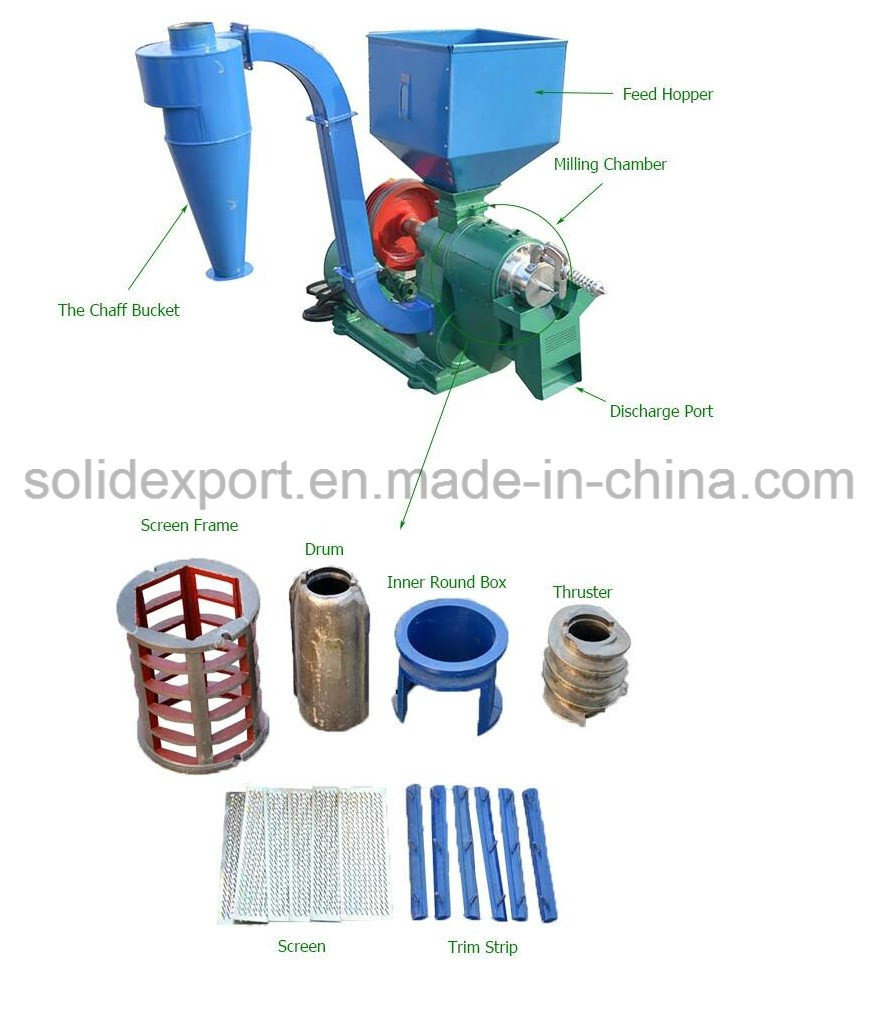 N Series Rubber Roller Rice Mill Machine /Rice Polisher/Rice Polishing Machine