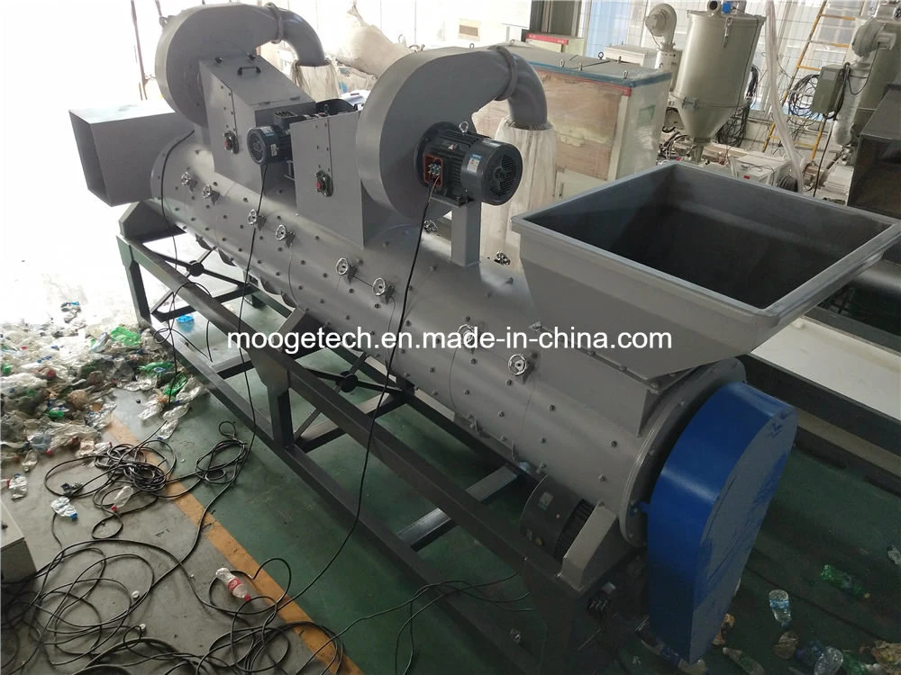 pet bottle label separator machine for recycling line