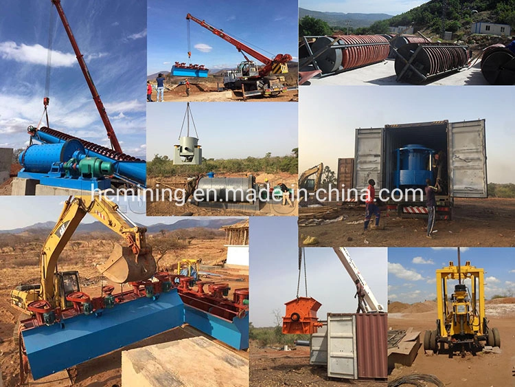 Underground Copper Zinc Iron Gold Gemstone Mining Equipment for Jig Separator Spiral Chute