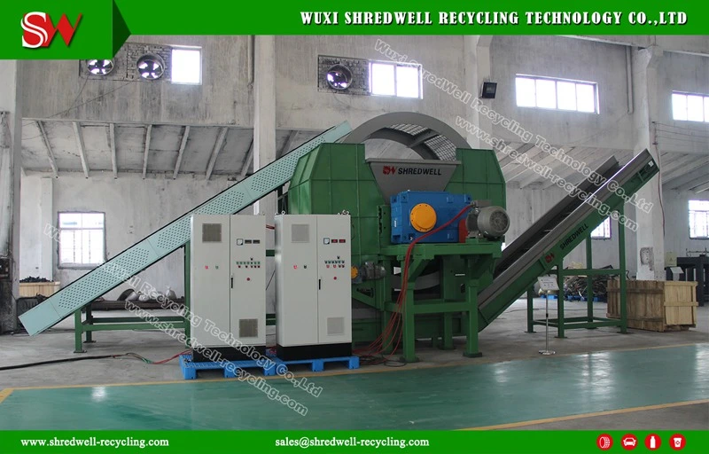 Double Shaft Shredder to Recycle Scrap/Waste Steel/Aluminum/Car