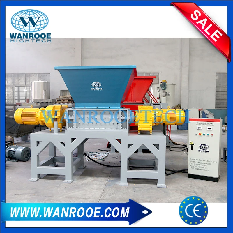 100-3000kg/H Waste Wood Pallet Timber Branches Recycling Plastic Shredder Machine