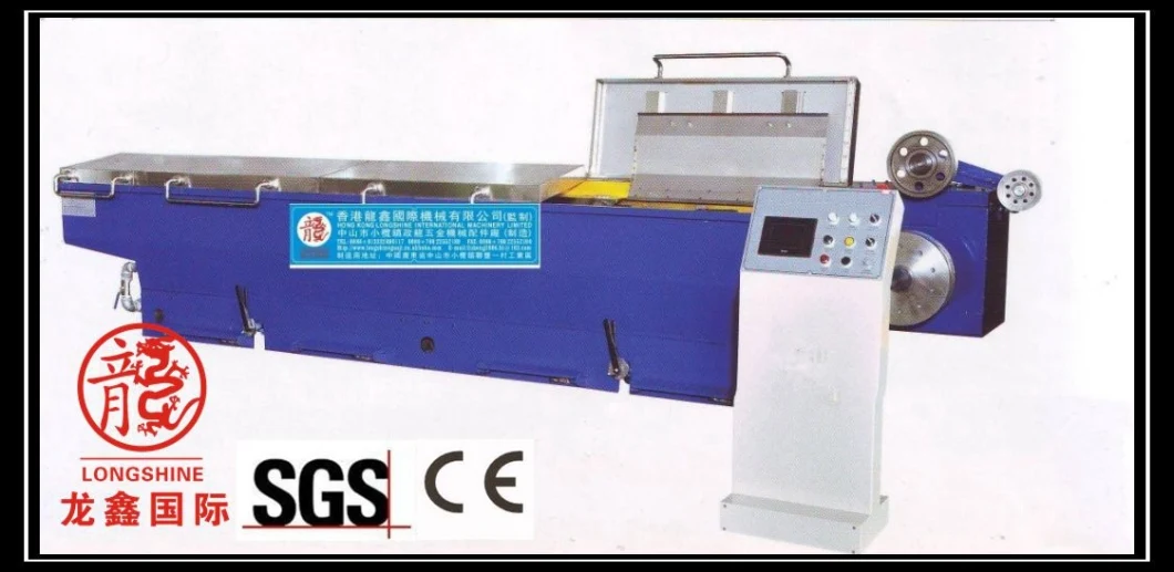 Plastic Copper Wire Drawing Machine with Annaeler