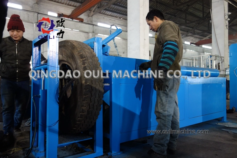 Waste Tire Debeader Machine /Truck Tyre Steel Removing Machine, Steel Wire Drawing Machine Rims Separator