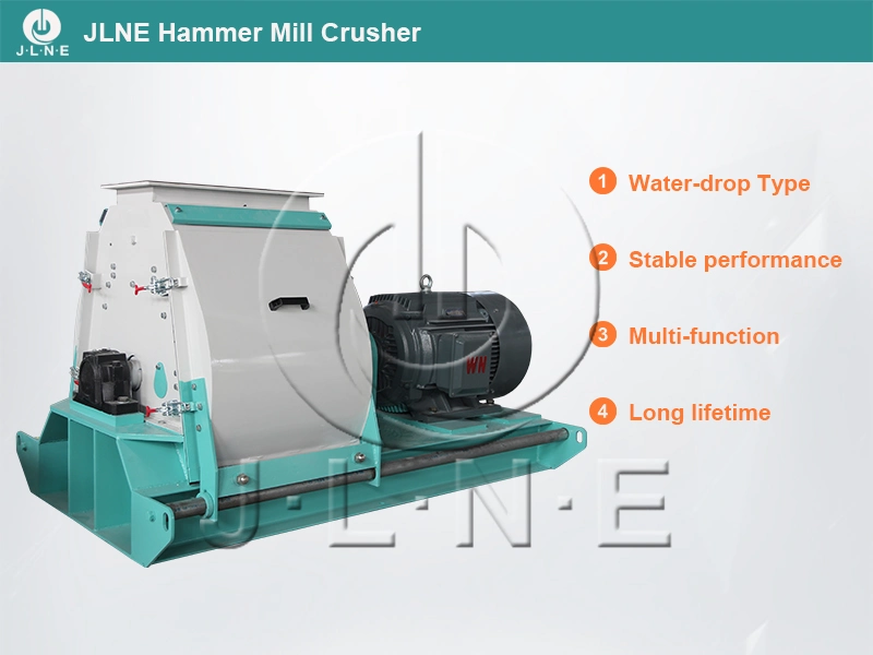 Rice Husk Straw Shredder Feed Wood Hammer Mill Top Manufacture