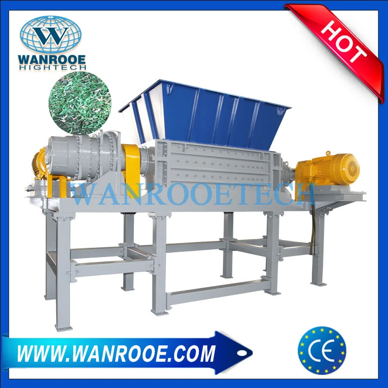 100-3000kg/H Wire Cable PCB Radiator Aluminum Plastic Recycling Crusher Metal Shredder Machine