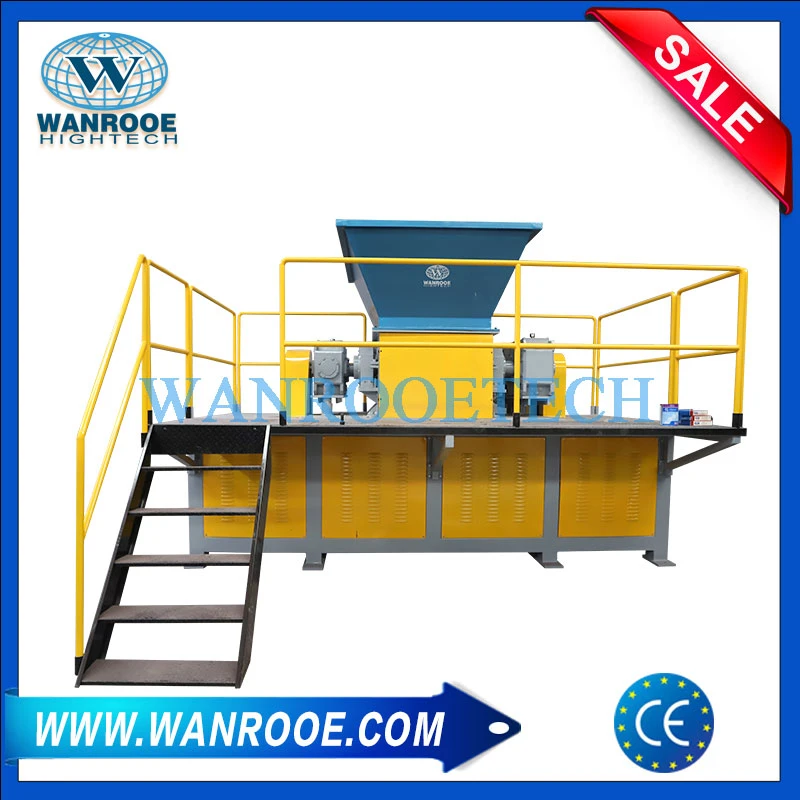 Waste Wood and Paper Used Plastic Recycling Shredder Machine