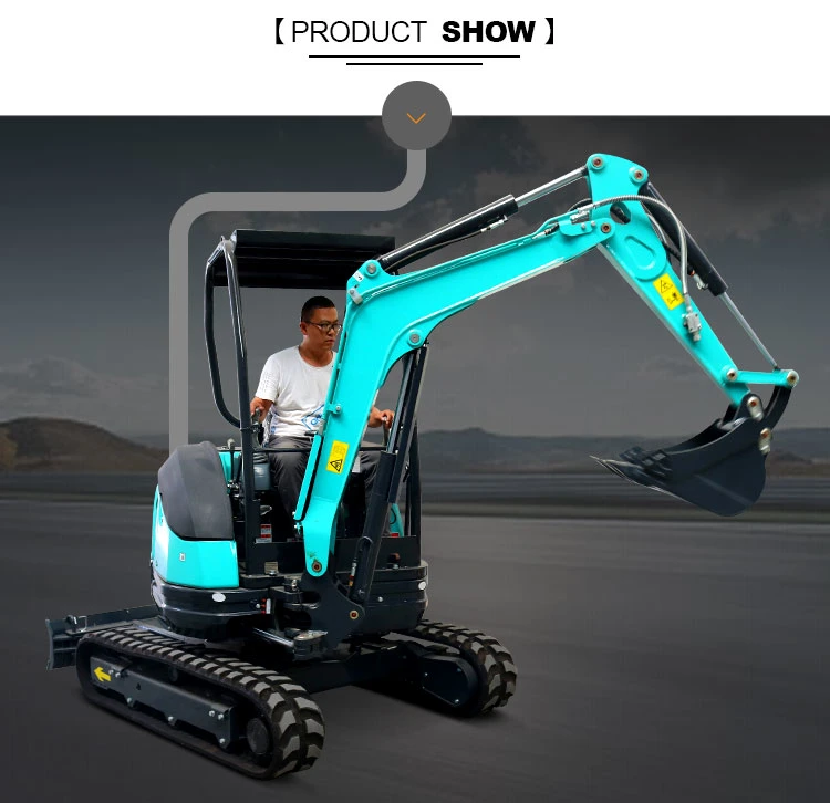 2.5 Ton Small Excavation Machine Small Garden Excavator Household Backhoe Digger