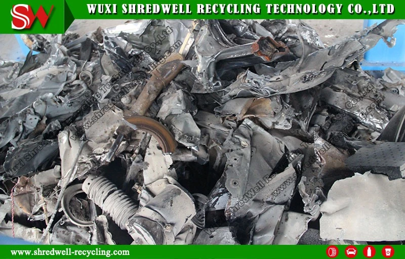 Industrial Double Shaft Scrap Metal Shredder for Recycling Waste Car/Metal Drum