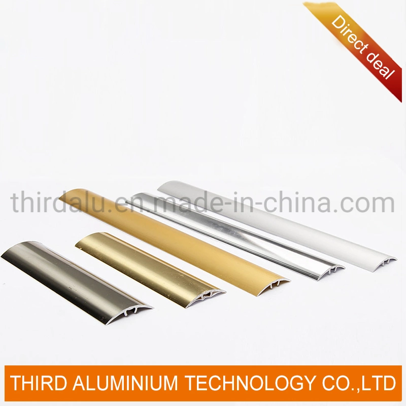 Bronze Metal Tile Trim Floor Edge Trim Tile to Carpet Transition Divider Strips Aluminum Profile