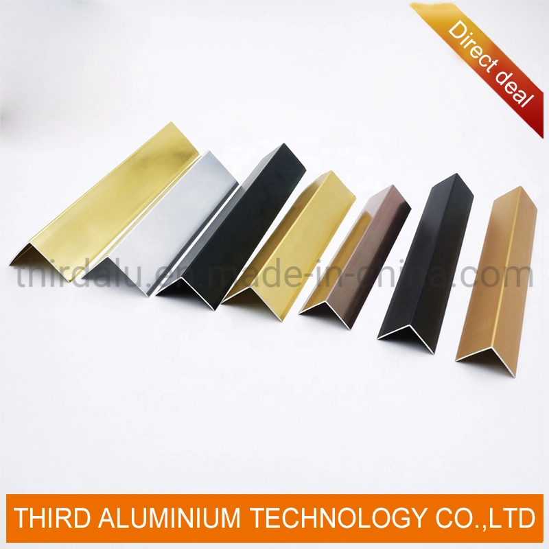 Bronze Metal Tile Trim Floor Edge Trim Tile to Carpet Transition Divider Strips Aluminum Profile