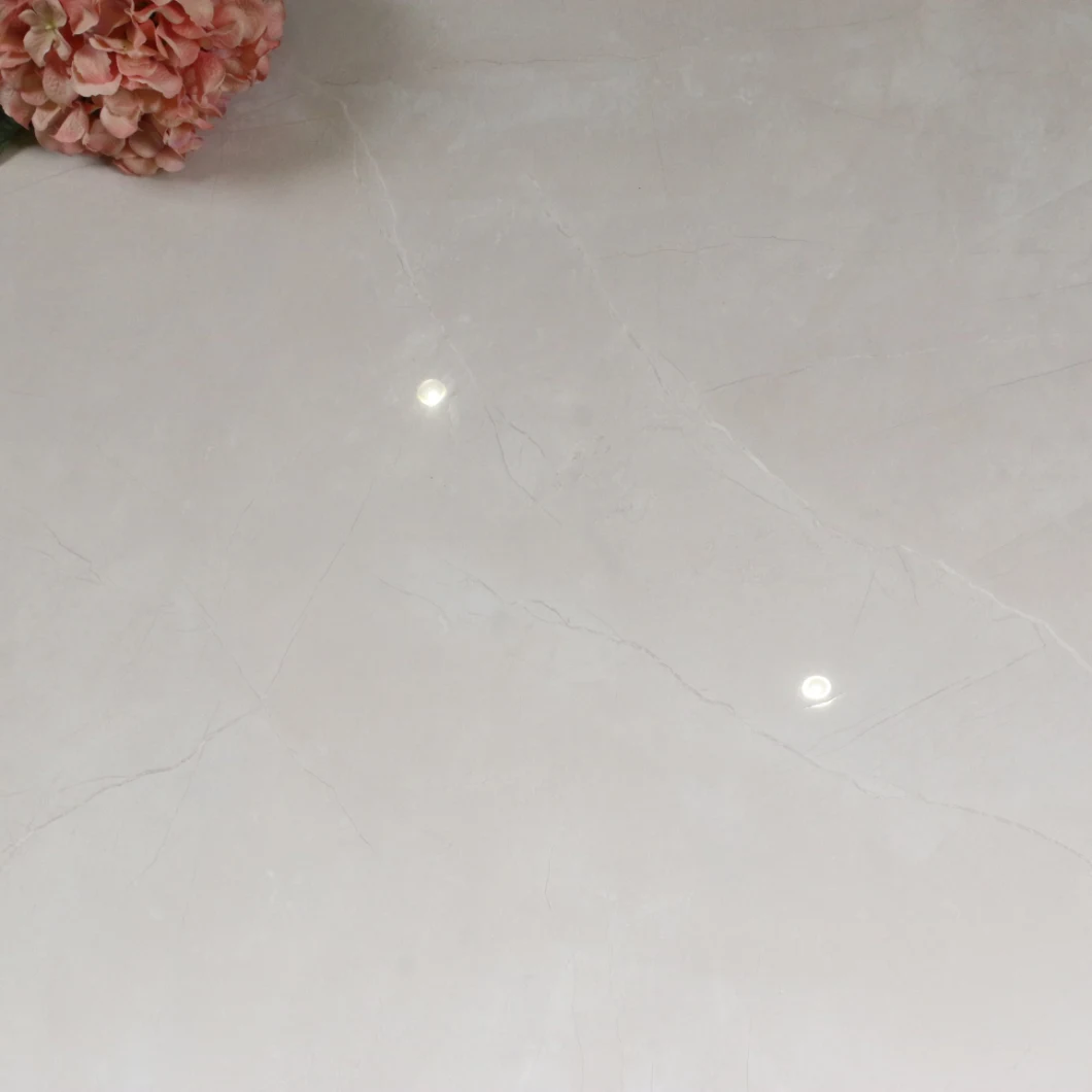White Full Polished Glazed Ceramic Floor Tile Import Tiles From China