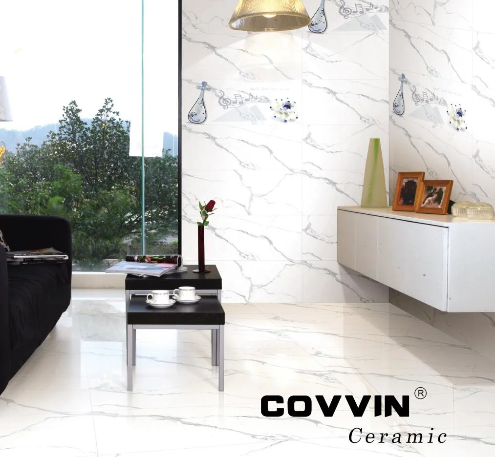 Glossy White Interior Decorative Cerarra Ceramic Wall Tiles for Bathroom