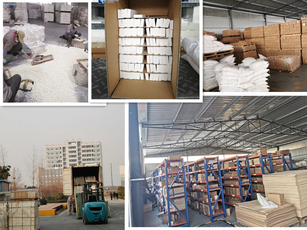 92%, 95% Engineered Ceramic Cyclone Tiles Alumina Ceramic Bricks Manufacture