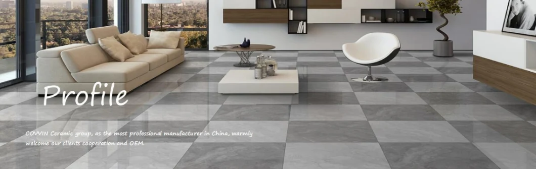 Building Material Gray Ceramic Anti-Slip Kitchen Bathroom Floor Wall Tile