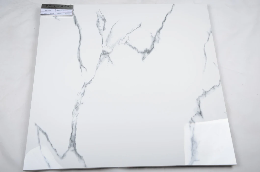 Carrara Marble Ceramic Floor Tile for Home Decoration (600*600mm)