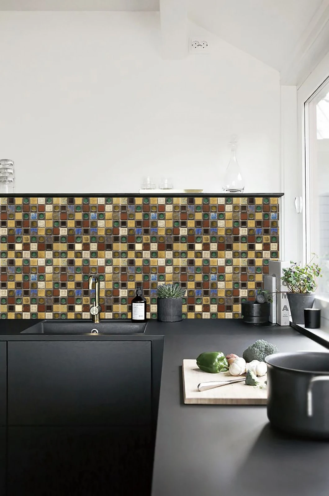 High Quality Wholesale Popular Handmade Ceramic Colored Mosaic Wall Tiles