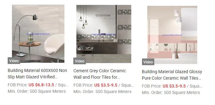 Grey Cement Marble Look Ceramic Floor Tile and Wall Tiles
