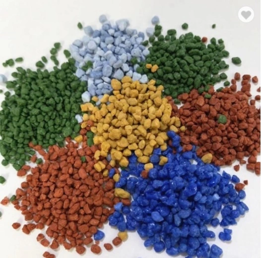 Color Ceramic Particles for Path Anti-Skid and Decoration