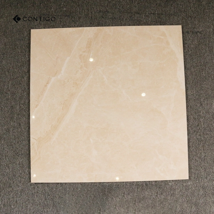 Ceramic Foshan High Quality Beige Polished Glazed Tile Commercial Kitchen Floor Tiles