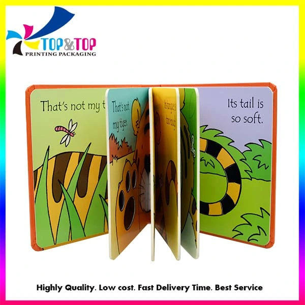Custom Perfect Binding Children Coloring Story Board Book Printing