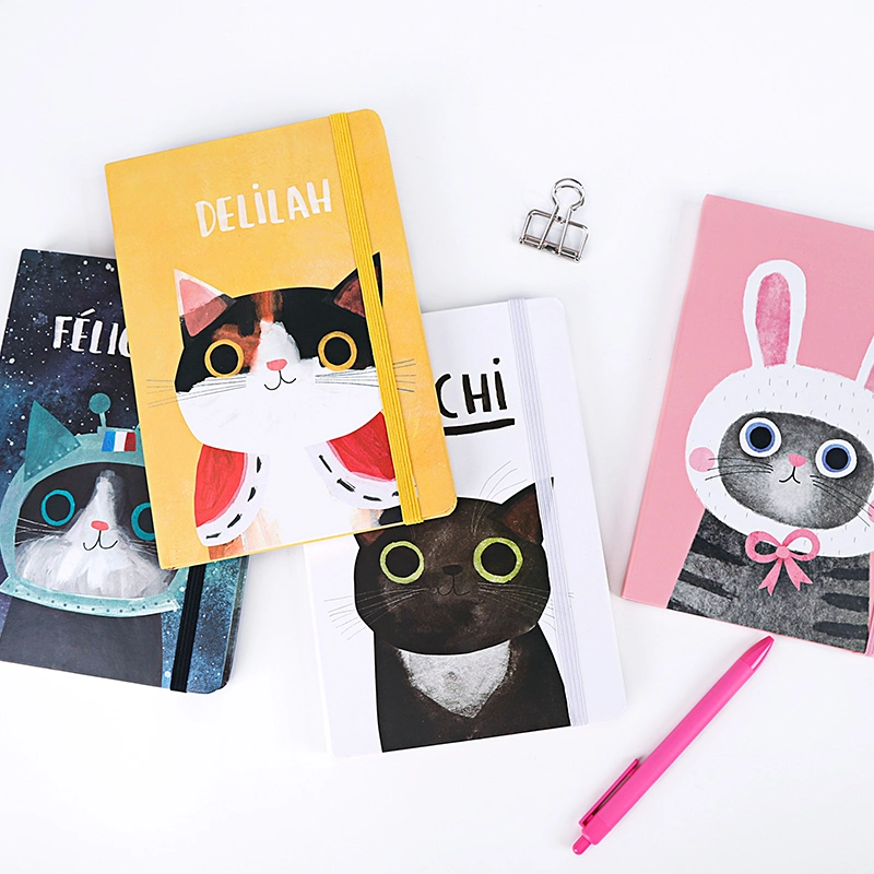 2020 Custom Personalized Planner Journal Printing Cute A5 Notebook with Elastic