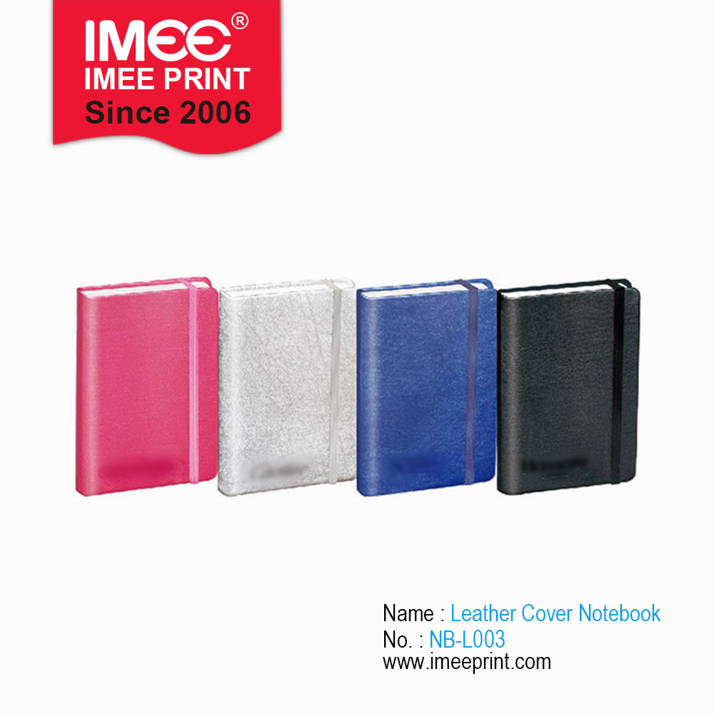 Imee Printing Custom China Simple Style Paperboard Paper Cover Pen Groove Slot Notebook