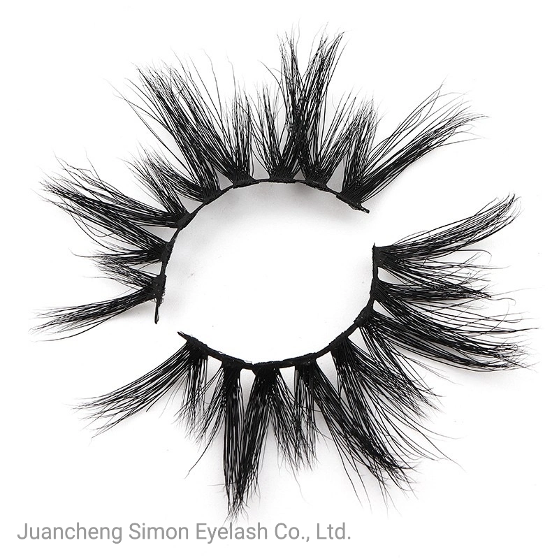 Wholesale Private Label Logo Lash 25mm 3D Mink False Eyelash Vendor with Private Box Custom Packaging