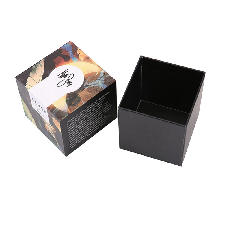Matte Custom Candle Packaging Gift Paper Boxes with Logo