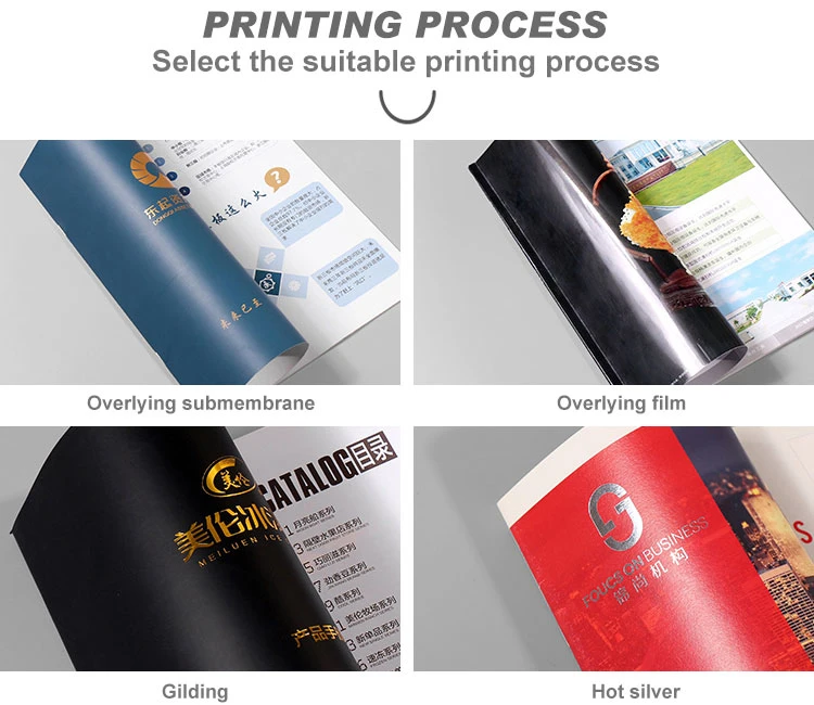 Custom Printing Company Profile Folding Paper Brochure Printing