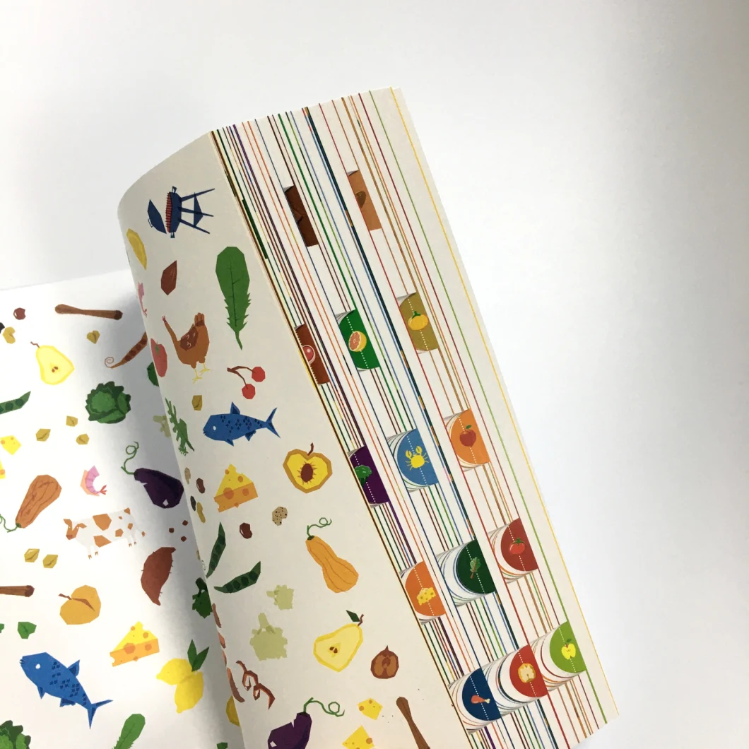 Customized Hardcover Story Book Printing Sewing Binding Child Book Printing Die-Cutting Printing