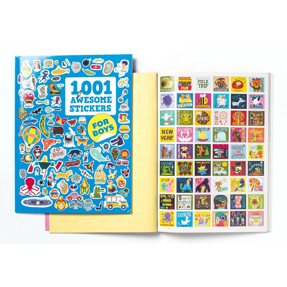 Drawing Sticker Book Printing Kids Activity Cartoon Sticker Book